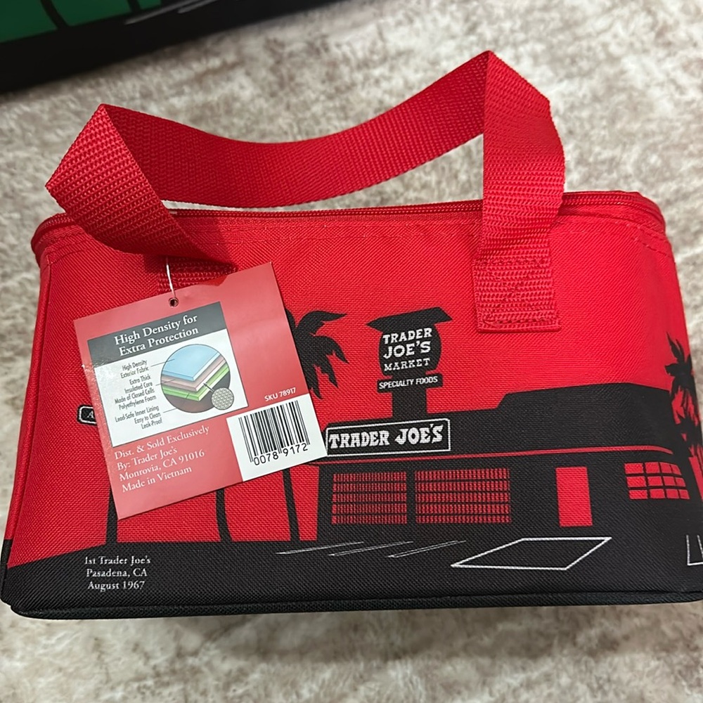 BNWT Trader Joe’s Mini Red Insulated Bag